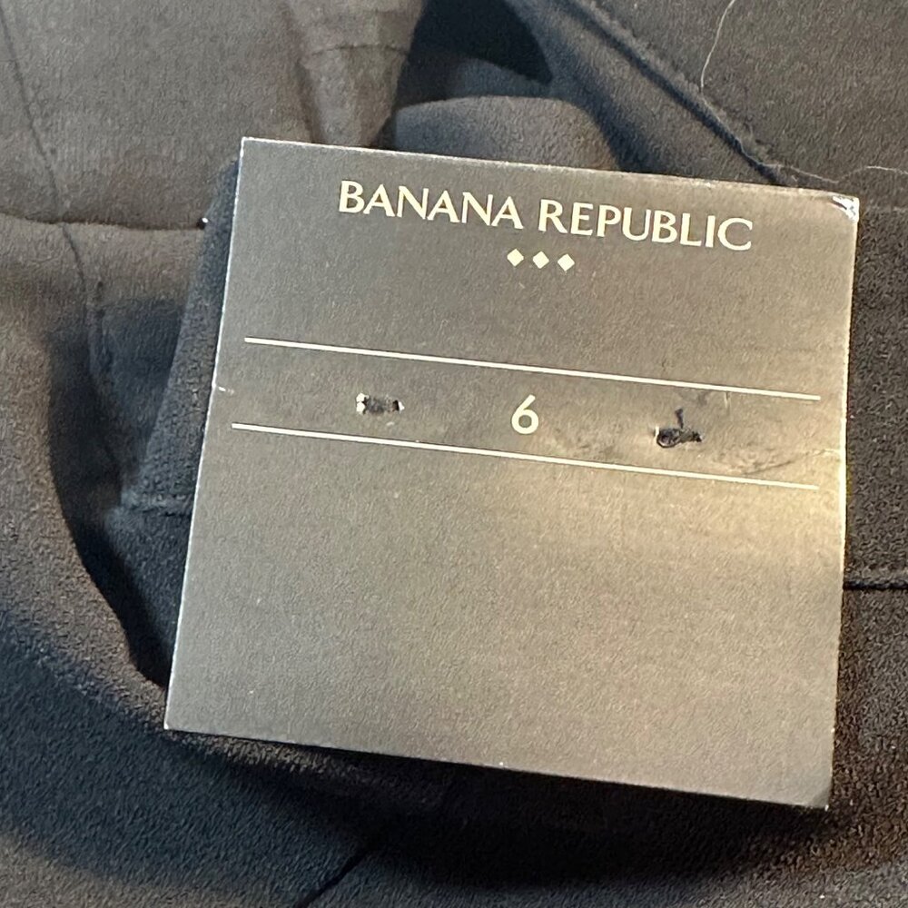 Banana Republic Women's Black Faux Wrap Skirt Size 6 New With Tags MSRP $69.99 - Picture 6 of 12